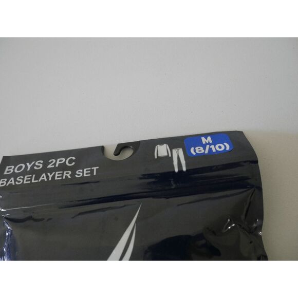 Nautica Boy's Thermal Base Layer Set Gray M 8/10 - Picture 2 of 5